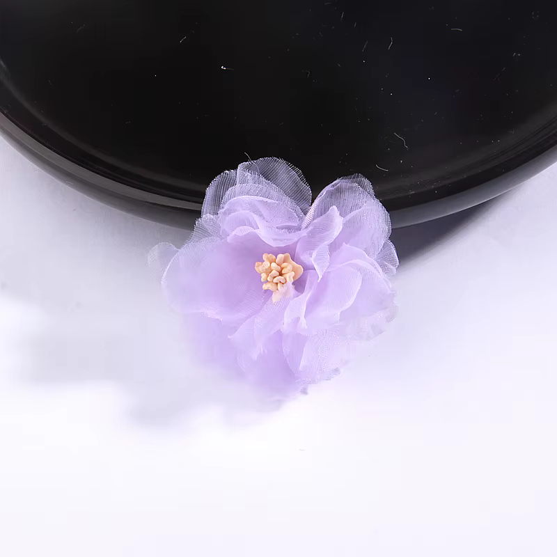 Fleurs artificielles en mousseline de soie
