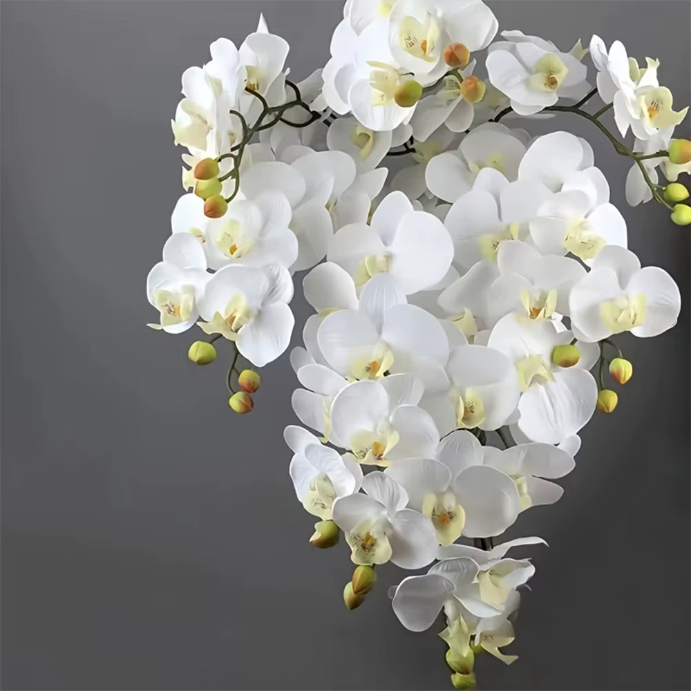 Branches de fleurs artificielles de Phalaenopsis
