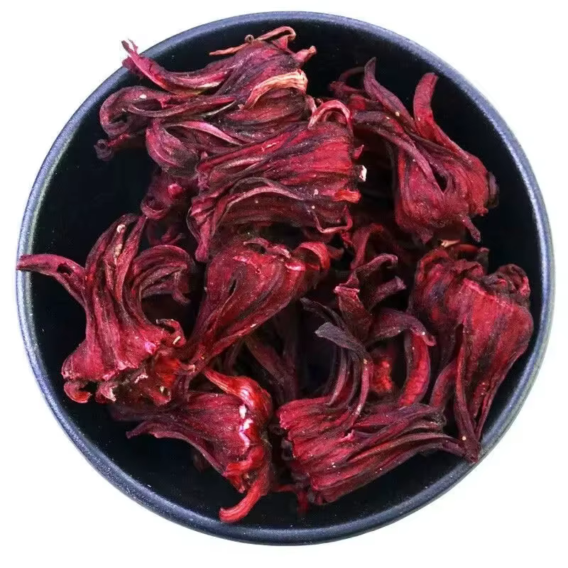 Fleurs d'hibiscus séchées naturelles en gros pour la beauté