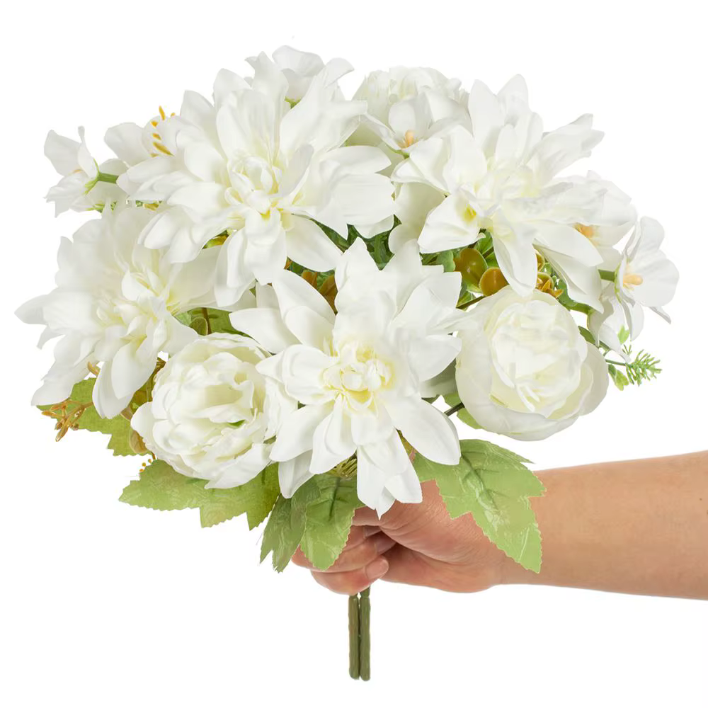 Fleur artificielle soie Dahlia pivoine haute qualité saint valentin mariage bouquet de mariée maison vase table bricolage boîte-cadeau scrapbook Decora