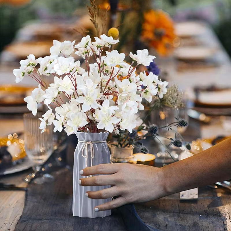 Fleurs artificielles en soie