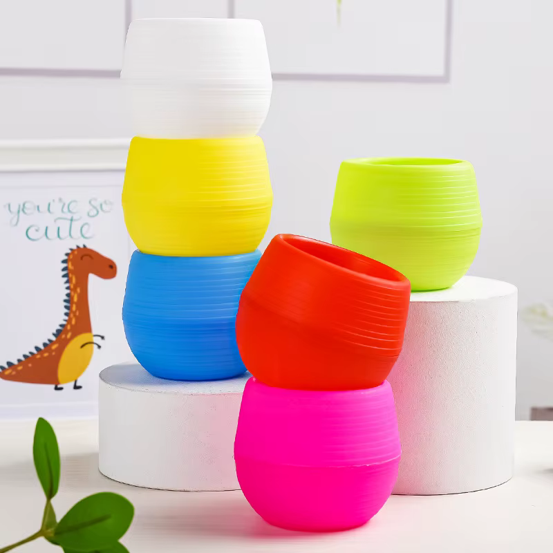 Ensemble de pots de fleurs en plastique
