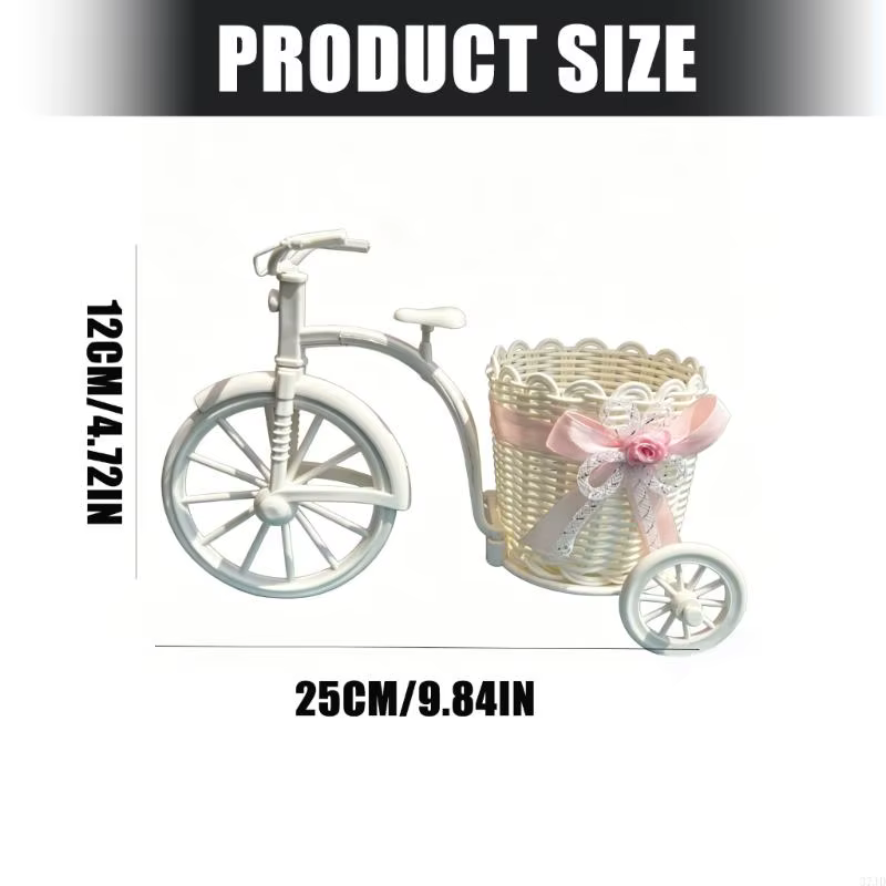 Panier fleurs en forme Cycle