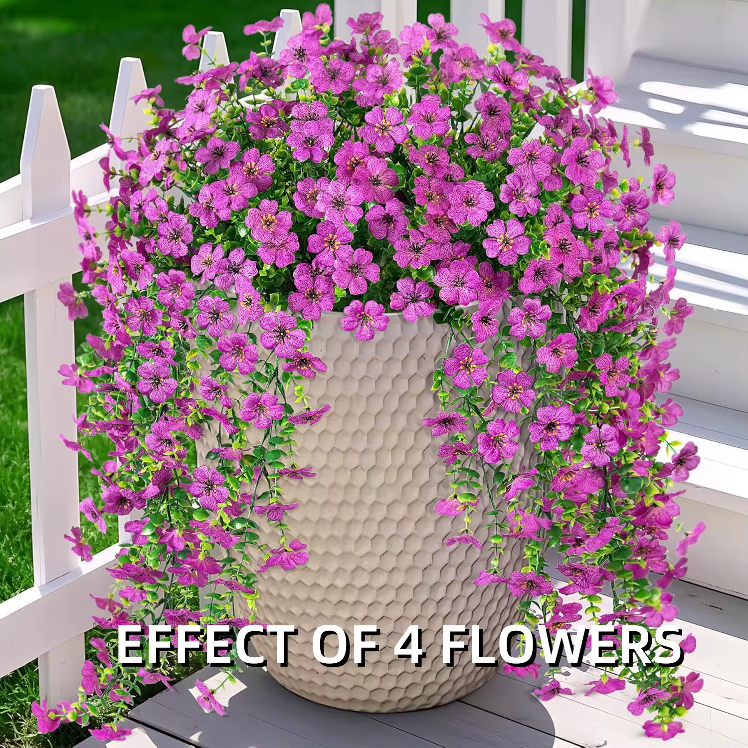 Plantes de fleurs artificielles suspendues