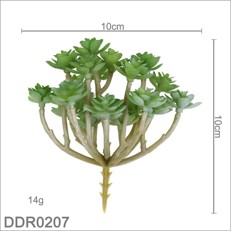 12 pièces de plantes artificielles en plastique