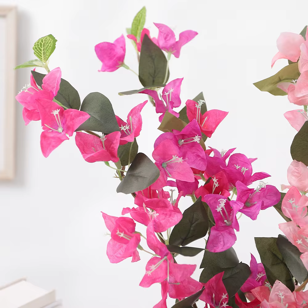 Fleur papillon artificielle pour la décoration de la maison