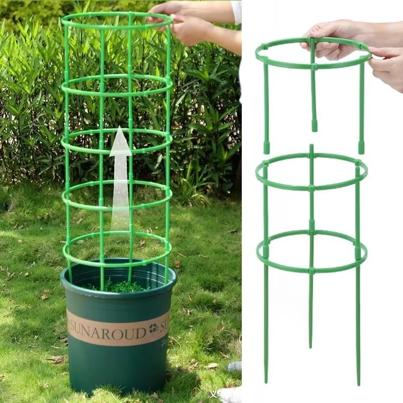 1 ensemble de supports de plantes en plastique