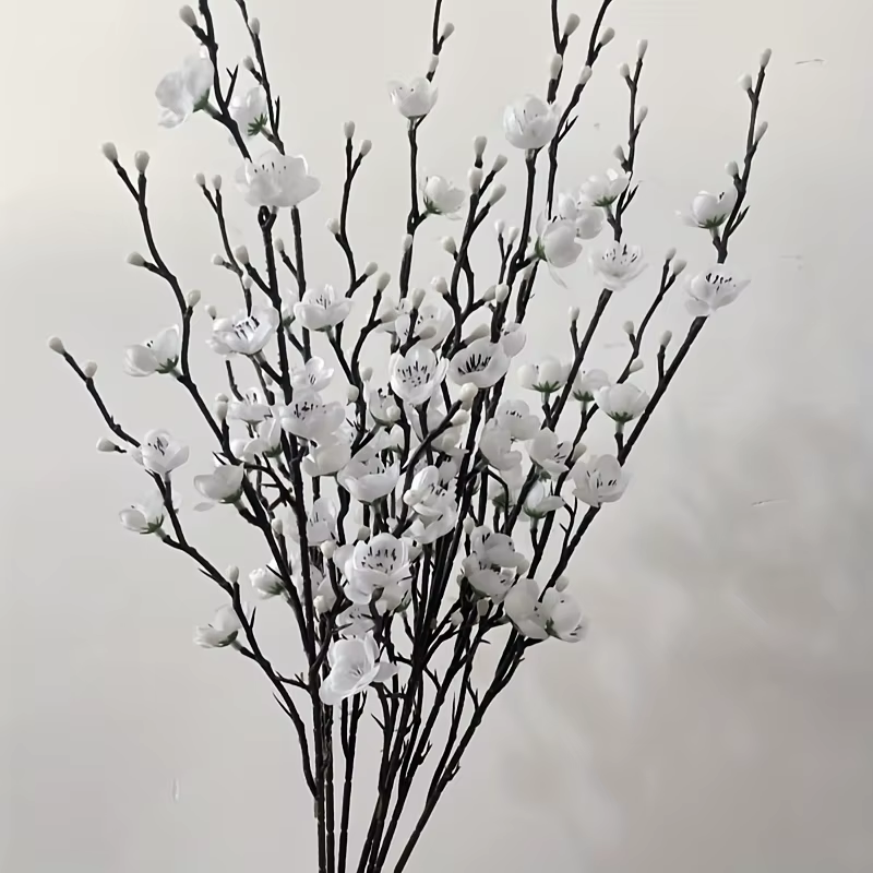 5 fleurs personnelles jaune fleur de prunier faux houx longue tige