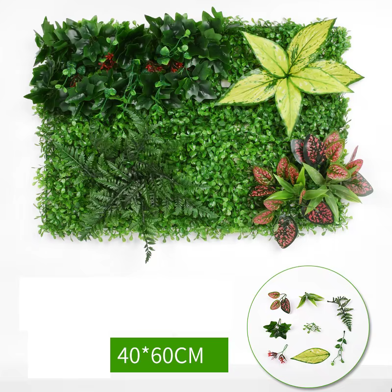 Feuilles persanes artificielles murales 40x60cm