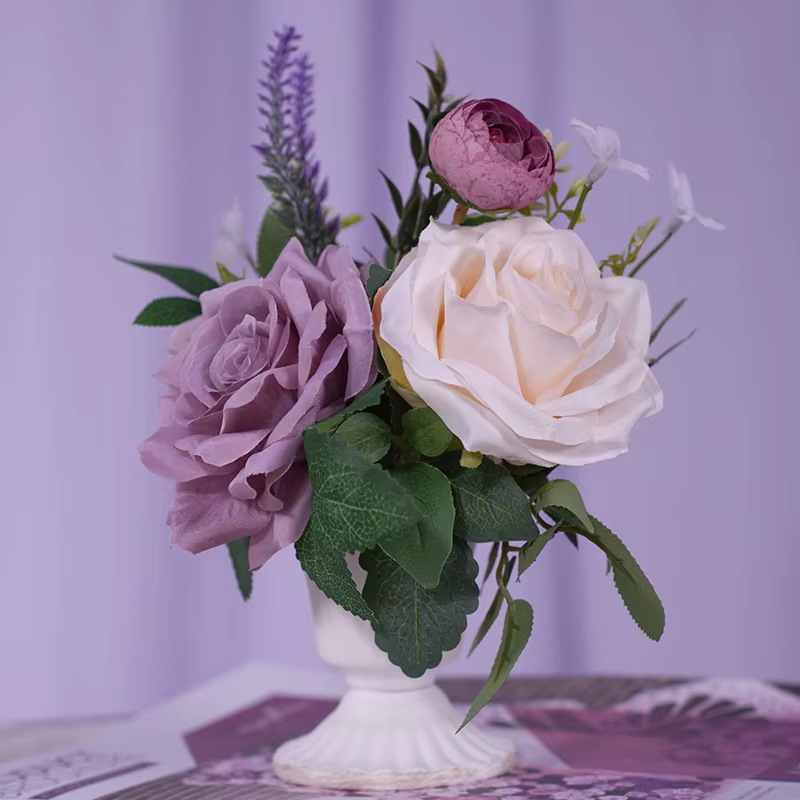 Bouquet de fleurs série violette H865304