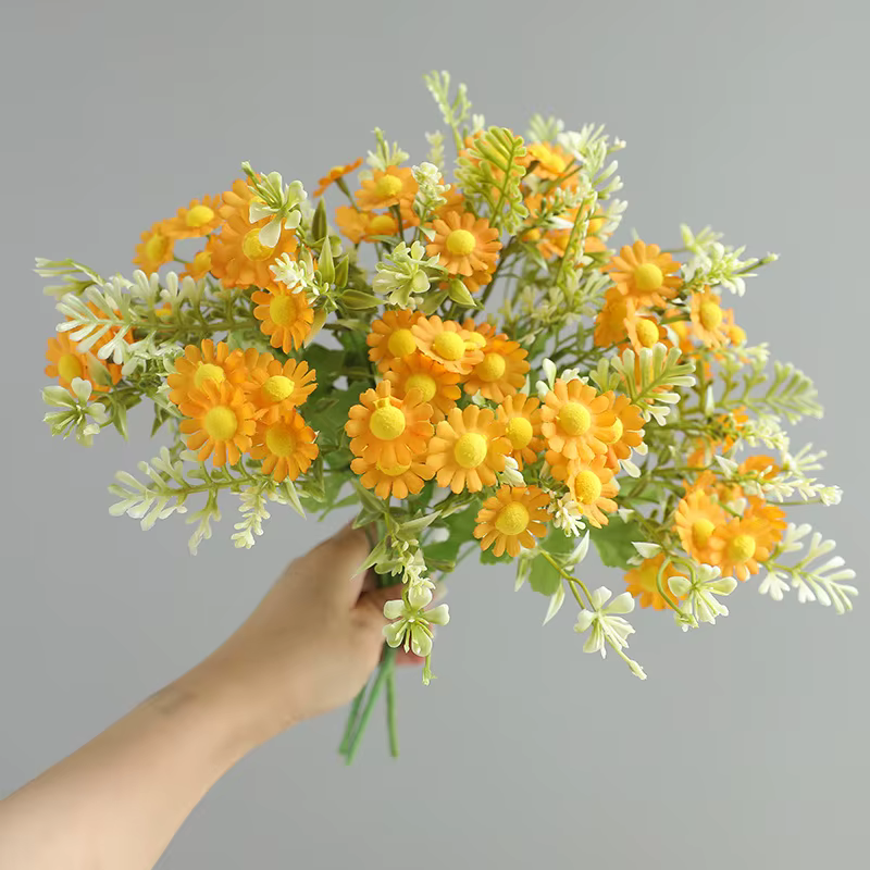 Bouquet de marguerites artificielles pour décoration de maison
