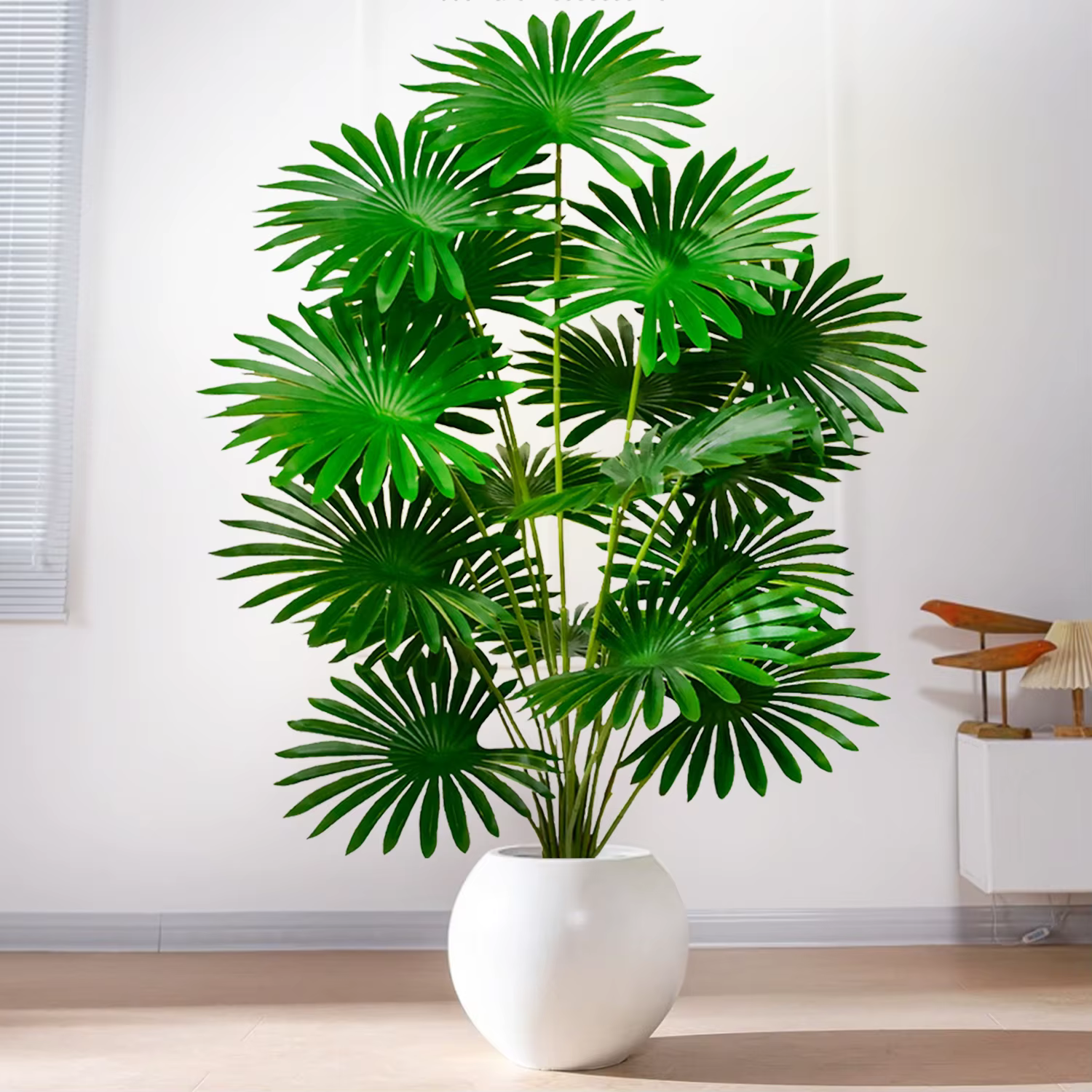 Palmier artificiel - grande plante tropicale artificielle adaptée à la décoration intérieure et extérieure sans pot