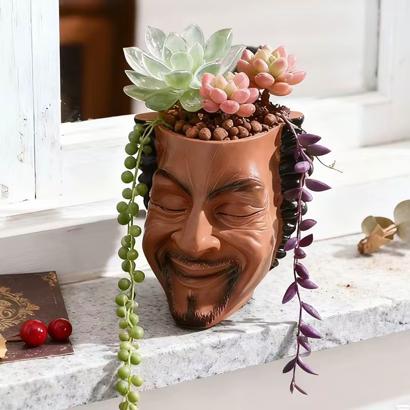Pot de fleurs de style créatif