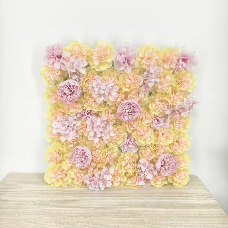 Boule de fleurs de pivoine artificielle brodée
