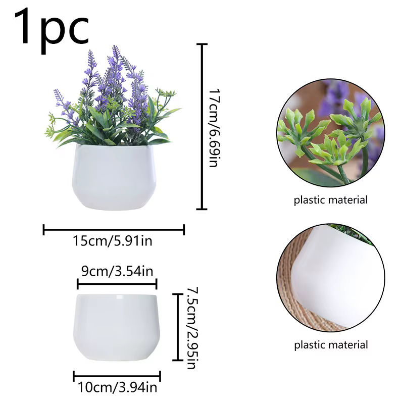 Simulation de plantes en pot