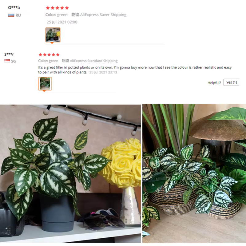 Fleurs Artificielles en Pot
