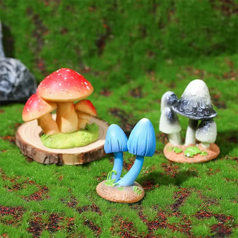 Micro paysage de mousse de chambre plus lente