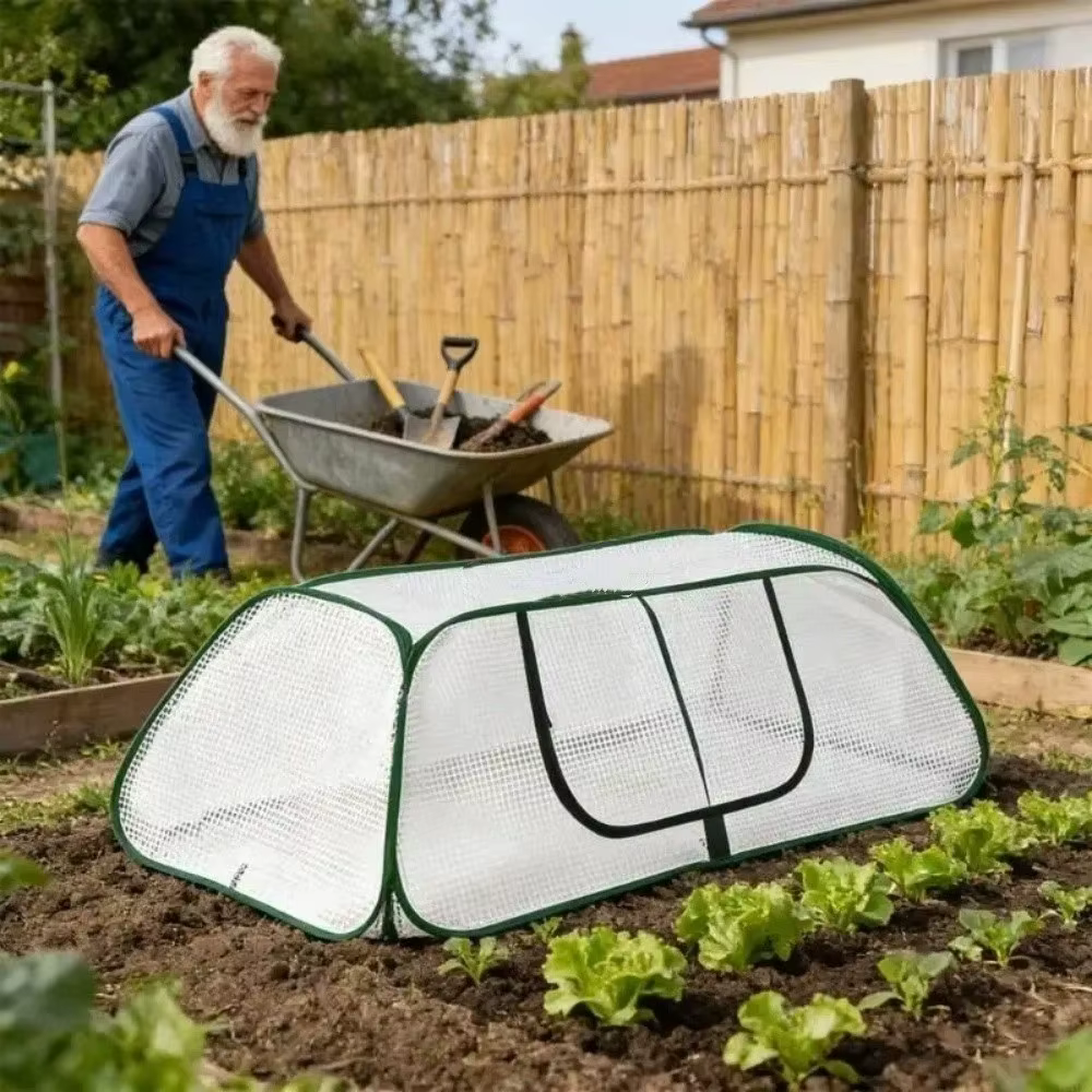 Couverture de protection pour plantes en PVC transparent