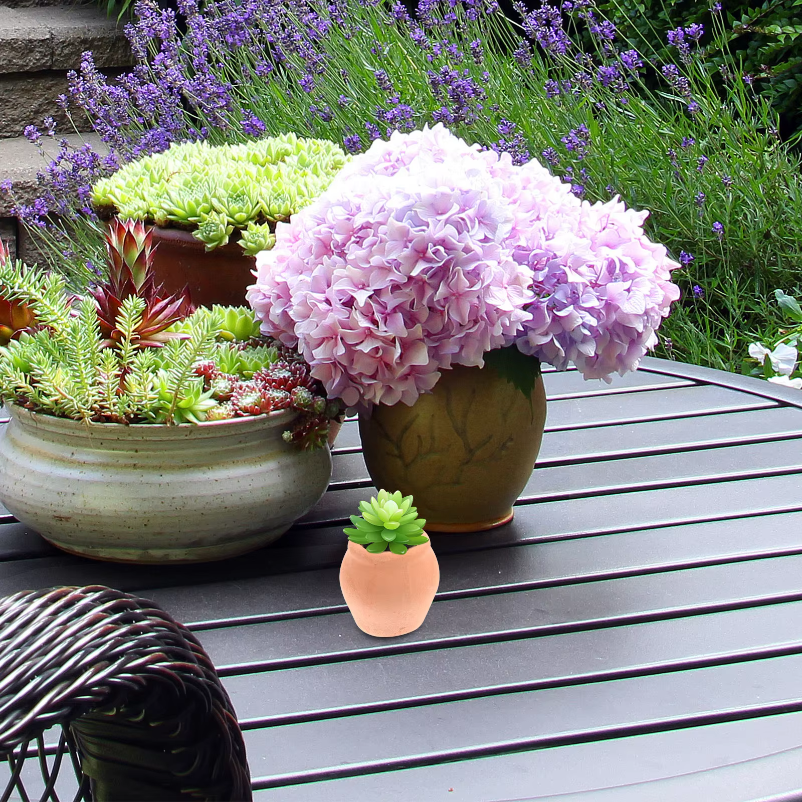 Mini pot de fleur en céramique