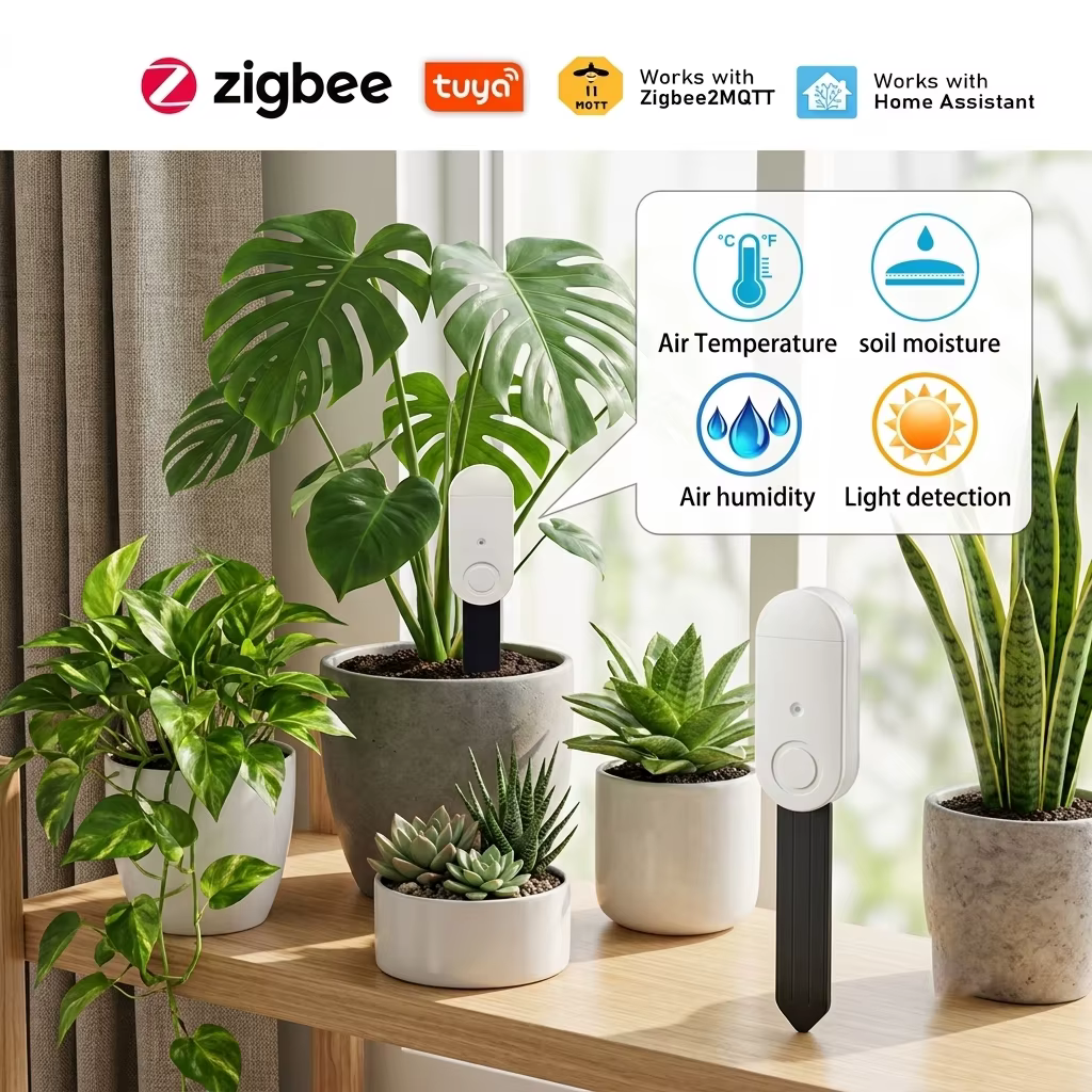 Capteur d'humidité du sol Zigbee moniteur intelligent plantes testeur