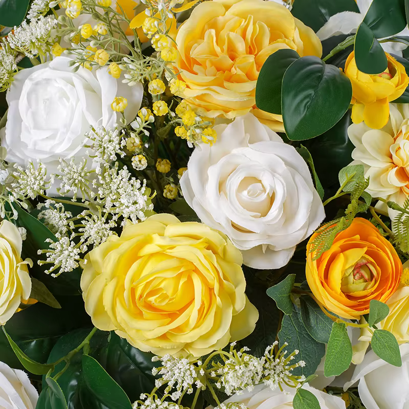 Boules de fleurs vertes