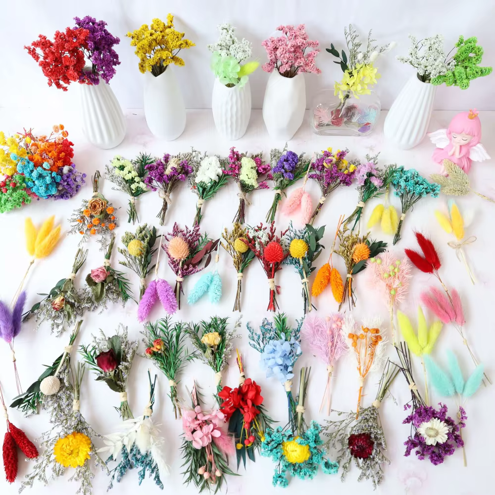 Mini bouquet de fleurs séchées à faire soi-même