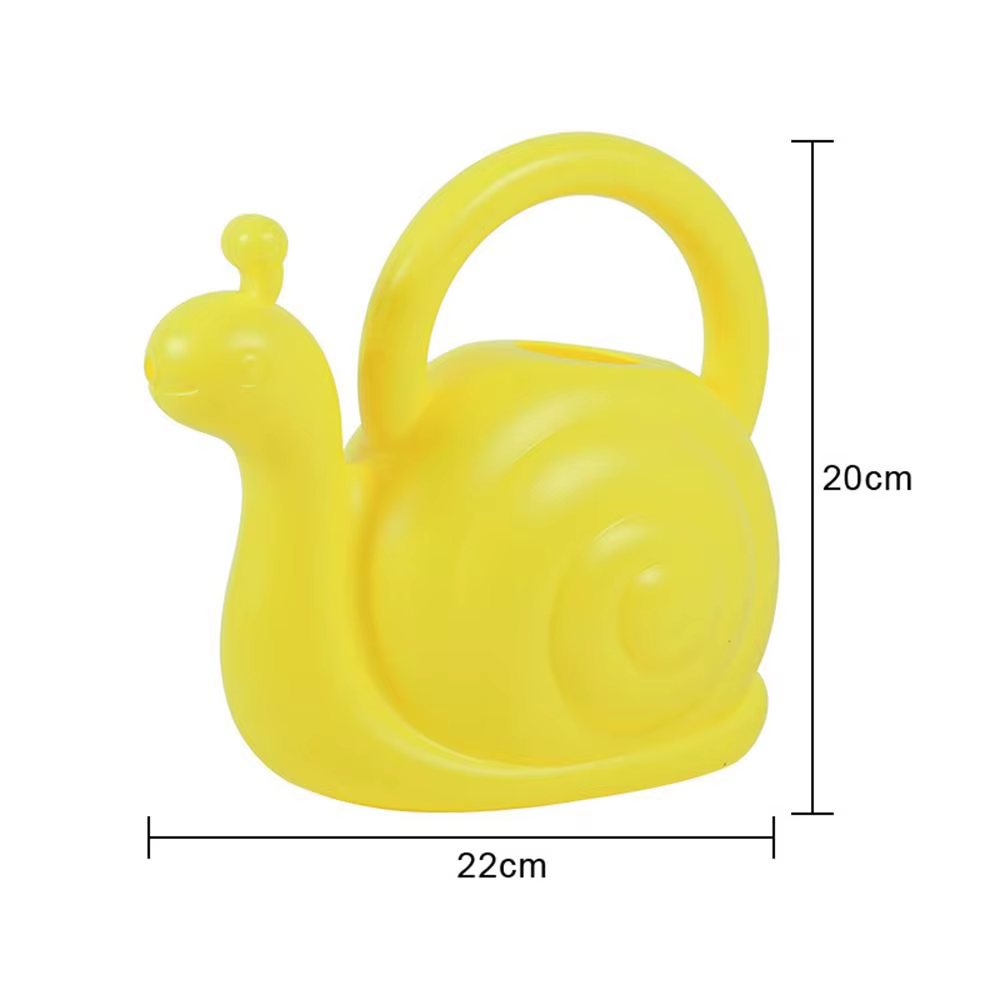 Arrosoir en plastique en forme d'escargot