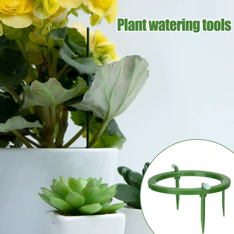 Système d'Arrosage Goutte à Goutte avec Support pour Plantes de Jardin