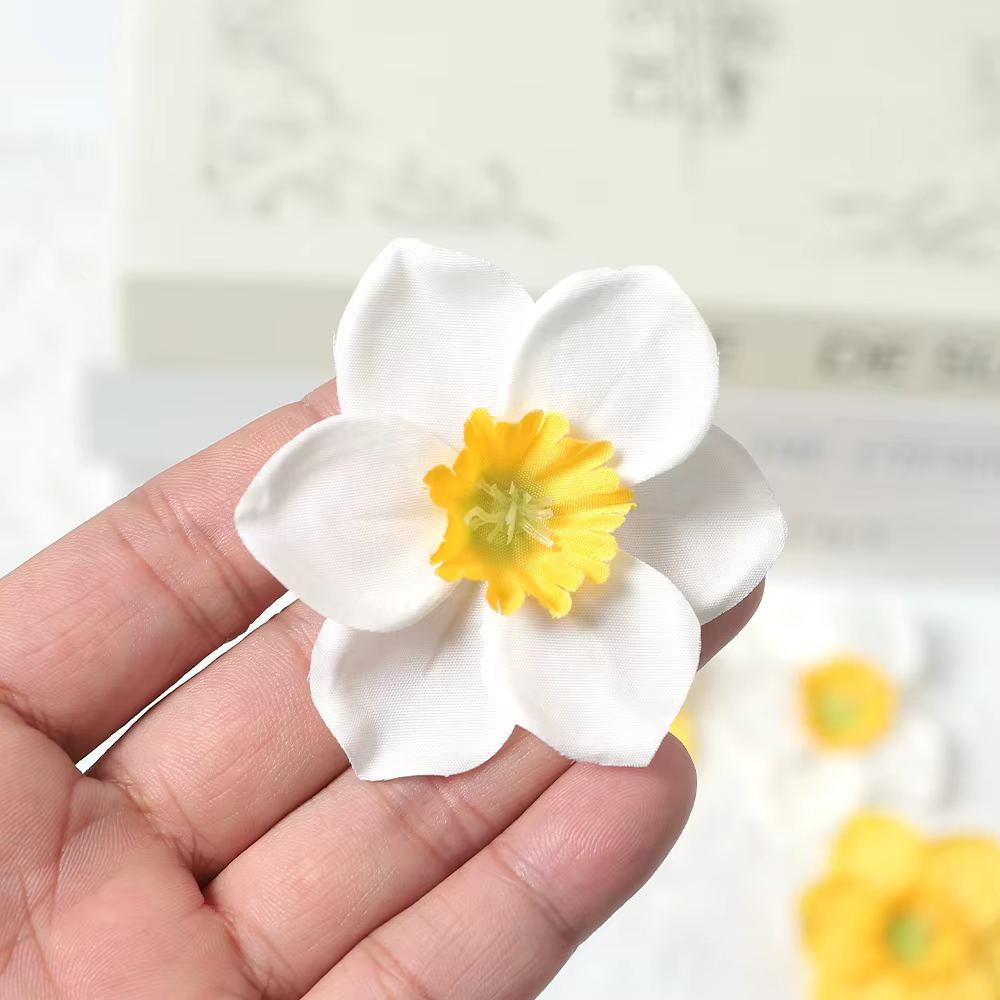 Fleur de jonquille artificielle 6cm