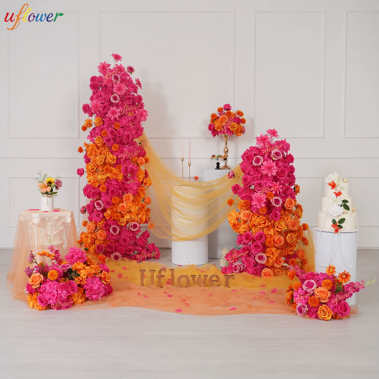 Uflower Rose artificielle