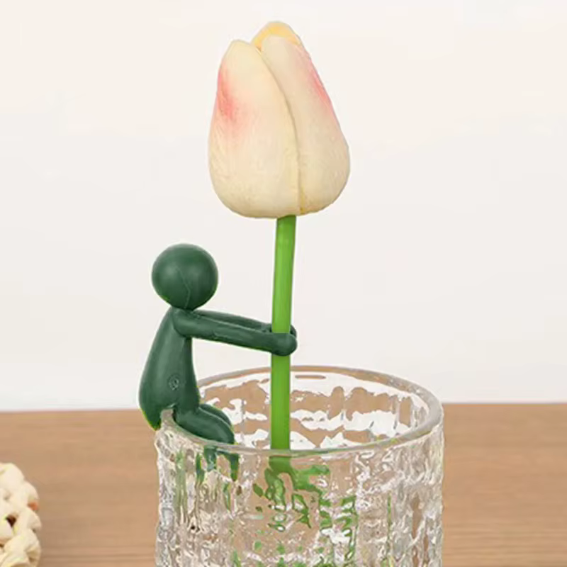 Nouveau produit support de plante créatif petit caractère culture de plantes intérieur fleur