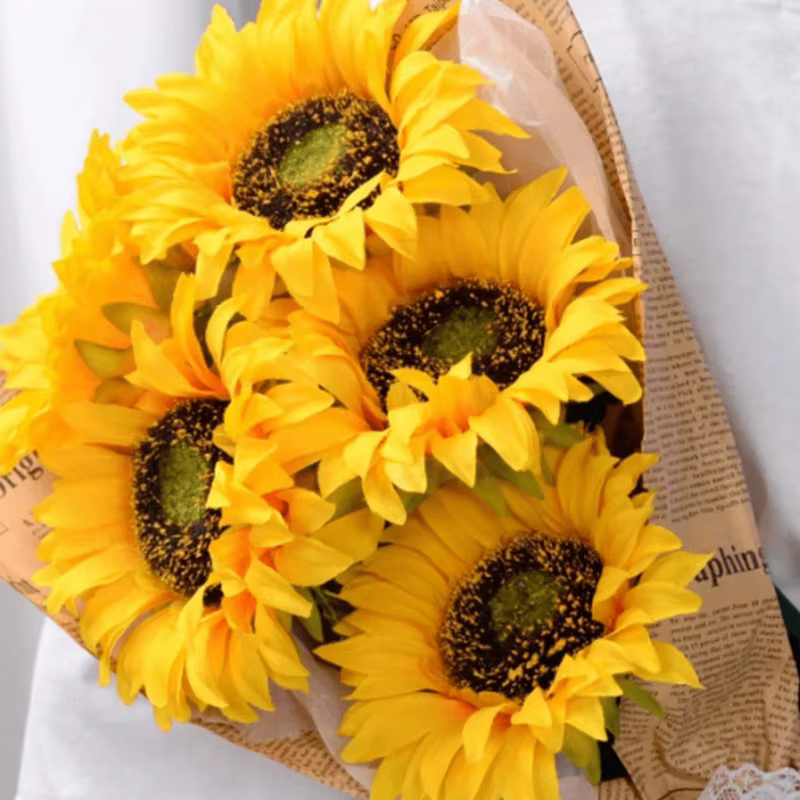 Fleurs artificielles de tournesol