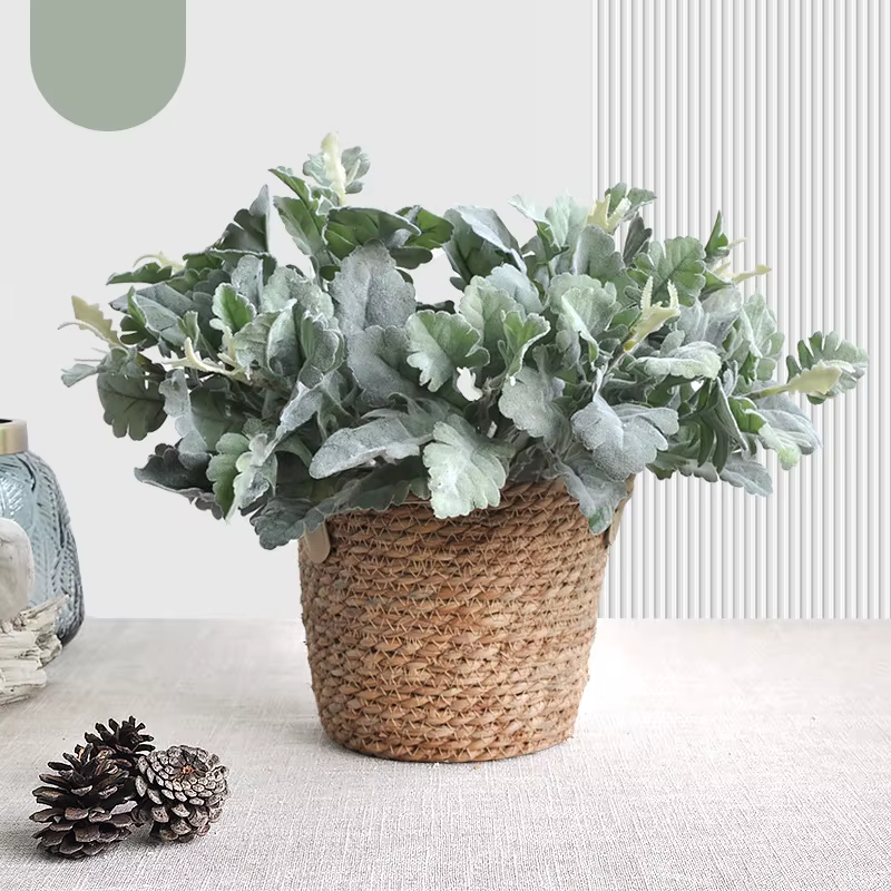 HprognSilver-Plantes vertes artificielles pour la décoration de la maison