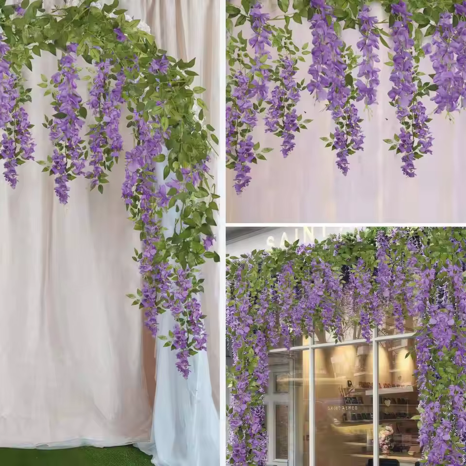 10 Branches de fleurs artificielles