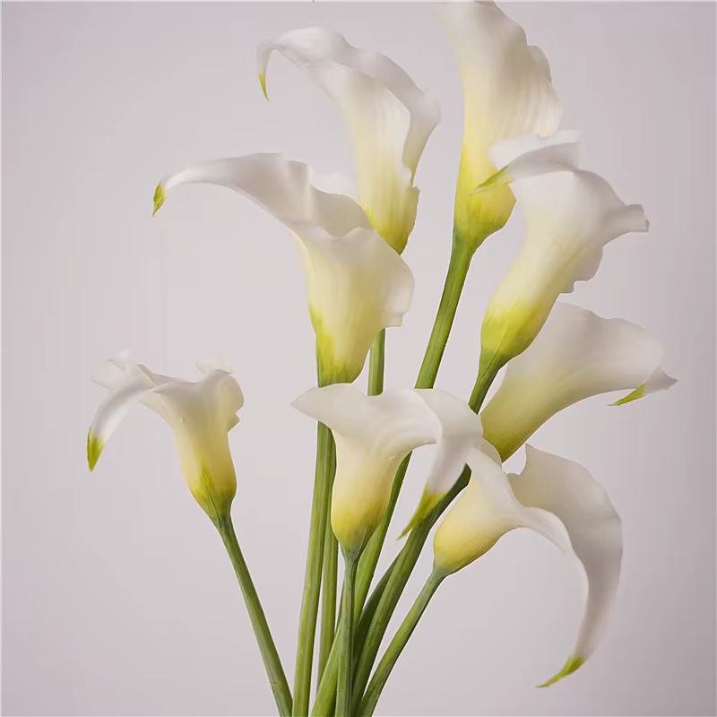 Fleur de lys Calla artificielle en Latex