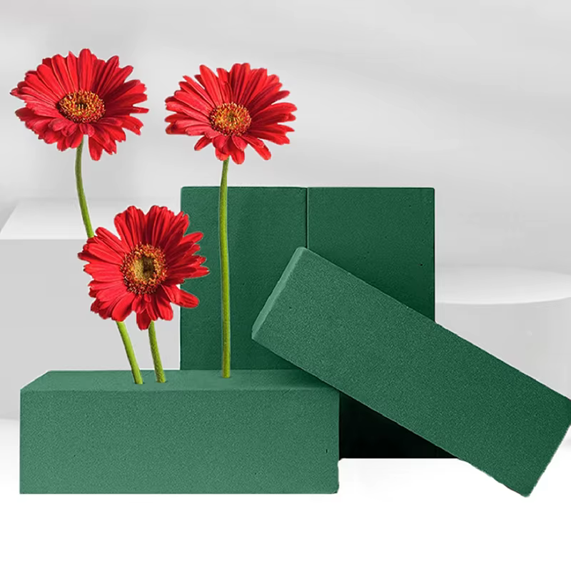 Briques de mousse florales sèches carrées