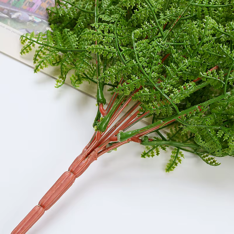 Simulation Gomme Tendre Herbe Persane Plantes Vertes Artificielles Feuille DIY Arrangement De Fleurs Maison Hôtel Décor Mariage Accessoires de Photographie