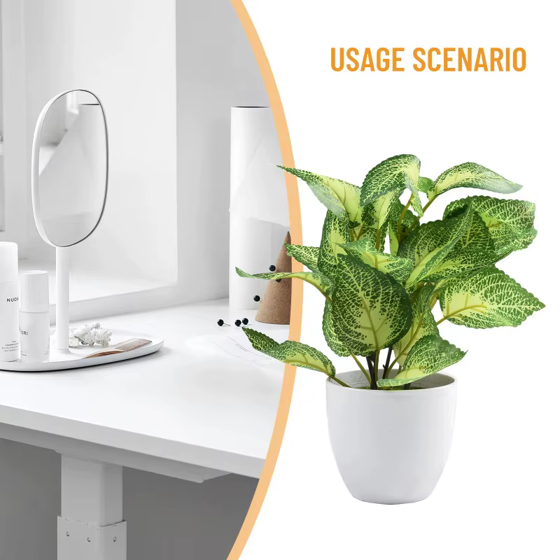 Fleurs et plantes artificielles en pot