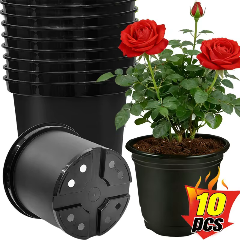 Pots de pépinière en plastique réutilisables pour plantes