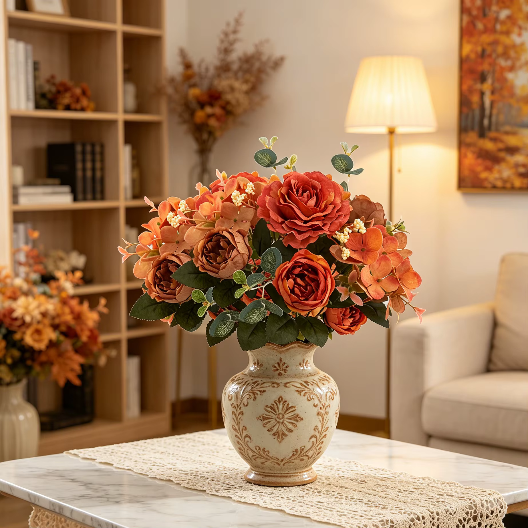 Fleurs Artificielles en Soie : Roses et Pivoines pour Festivals