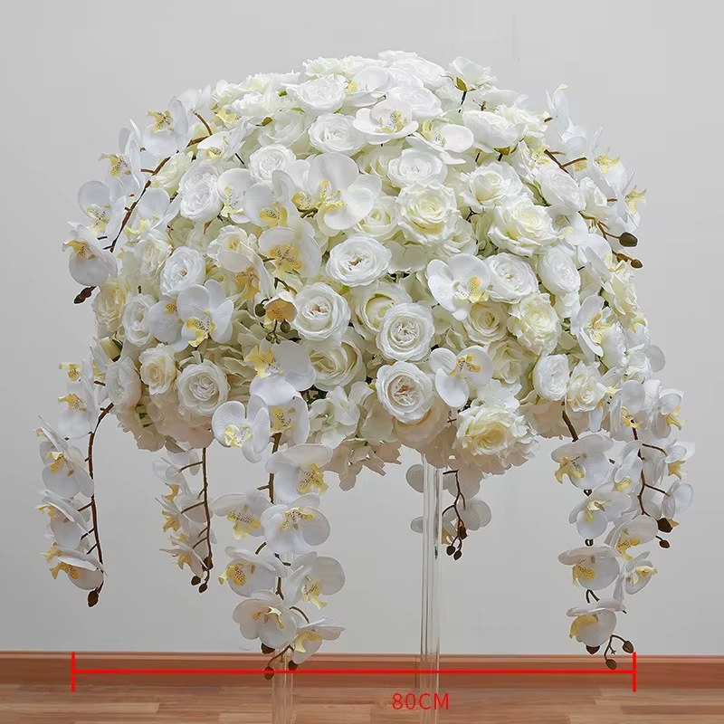 Balles de fleurs de roses d'hortensia Phalaenopsis 3D