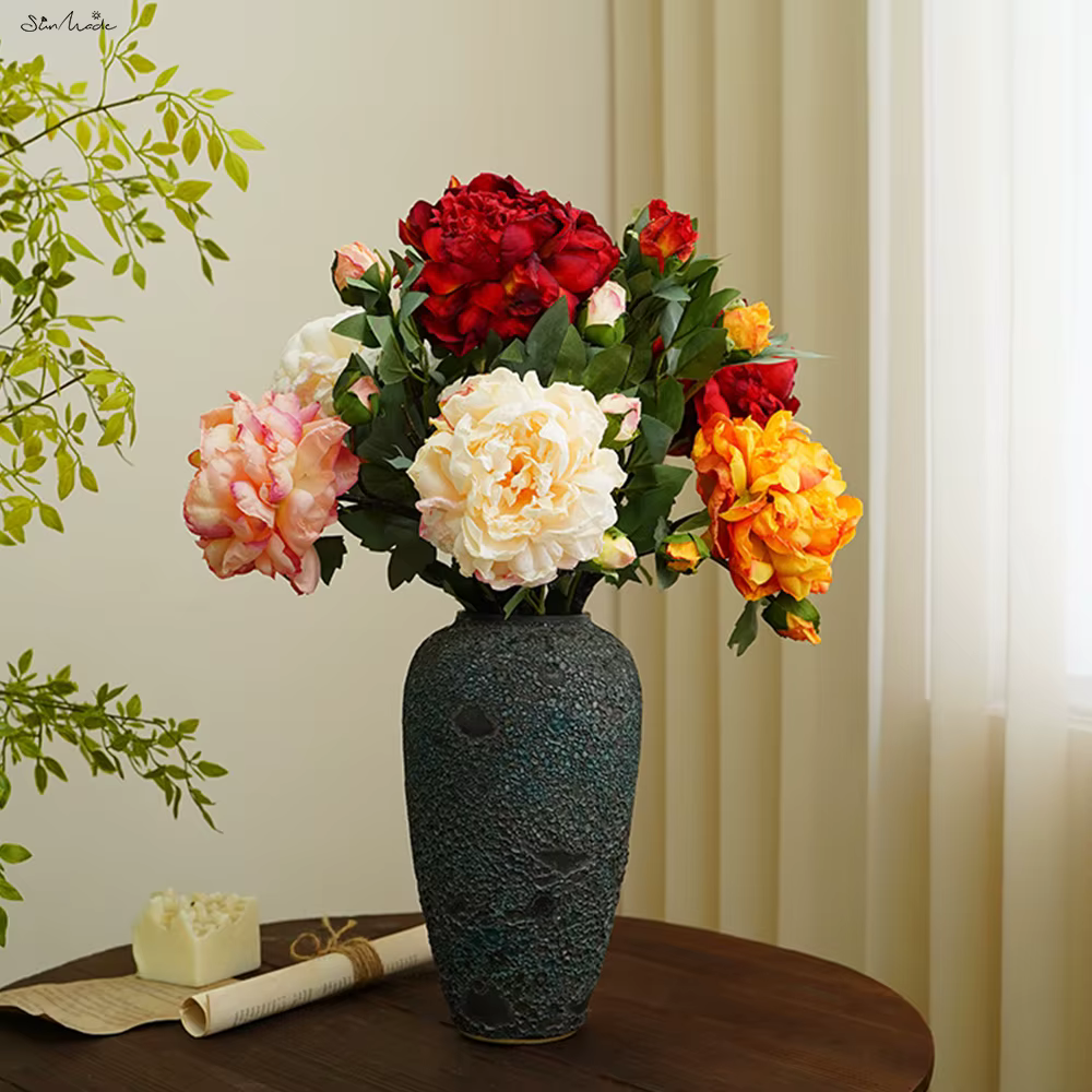 Grandes Fleurs Artificielles de Palais Vintage