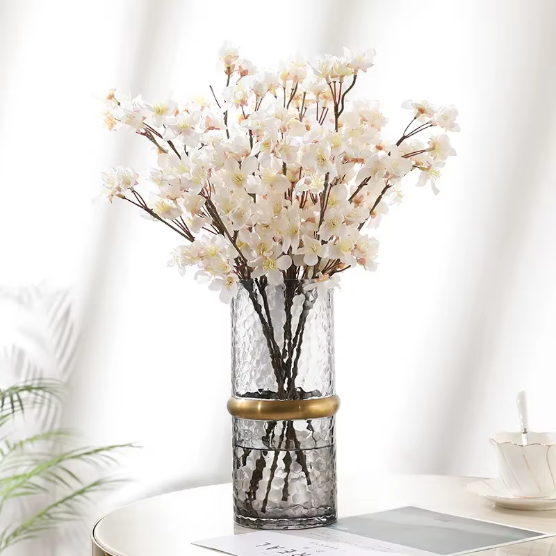 Fleur de pêche artificielle 40cm