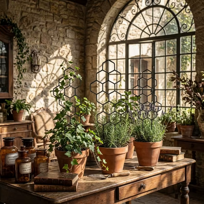 2 pièces Treillis alvéolé pour plantes grimpantes