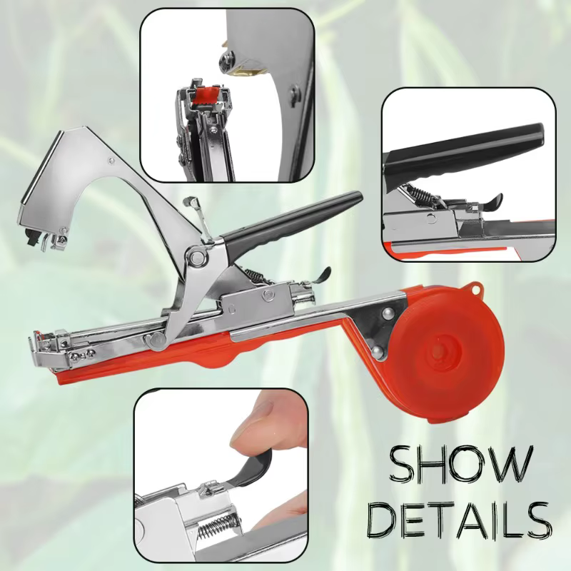Outils de jardin jarretelles plantes branche de plante attachant à la main Machine à relier bandes de ruban de légumes
