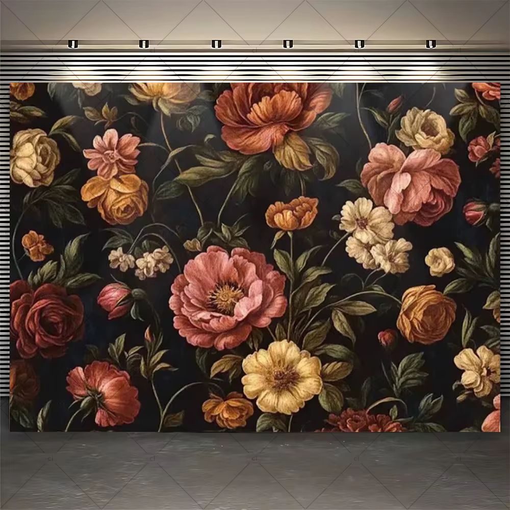 Mur de fleurs florales