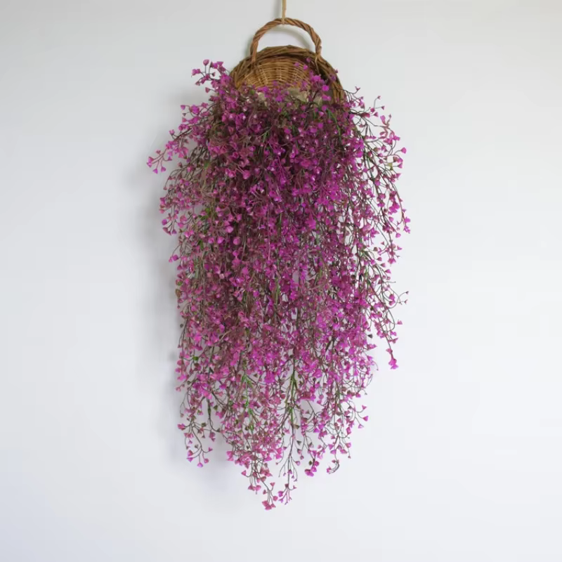 Plante artificielle en rotin