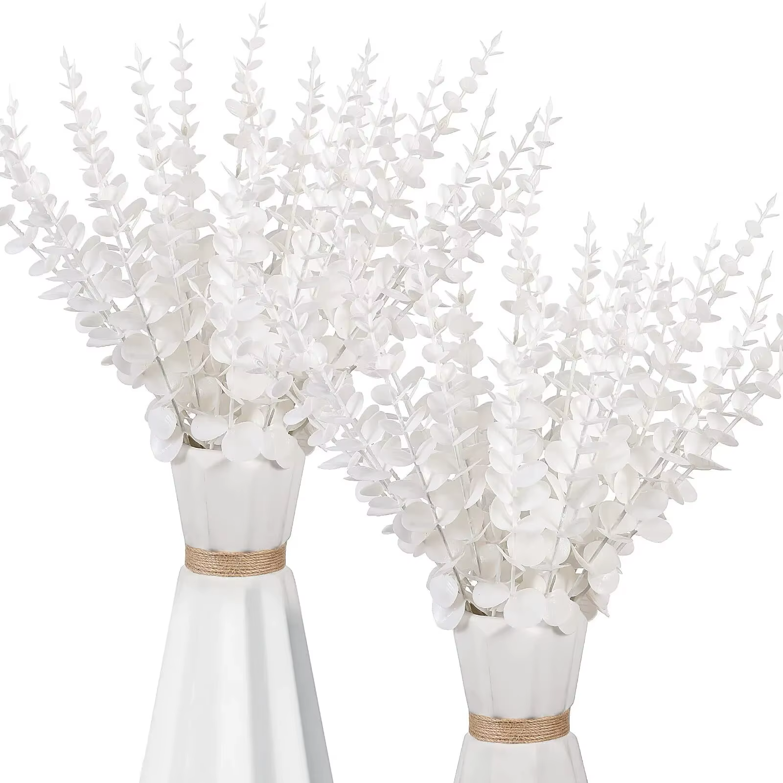 Plantes artificielles, feuilles d'eucalyptus