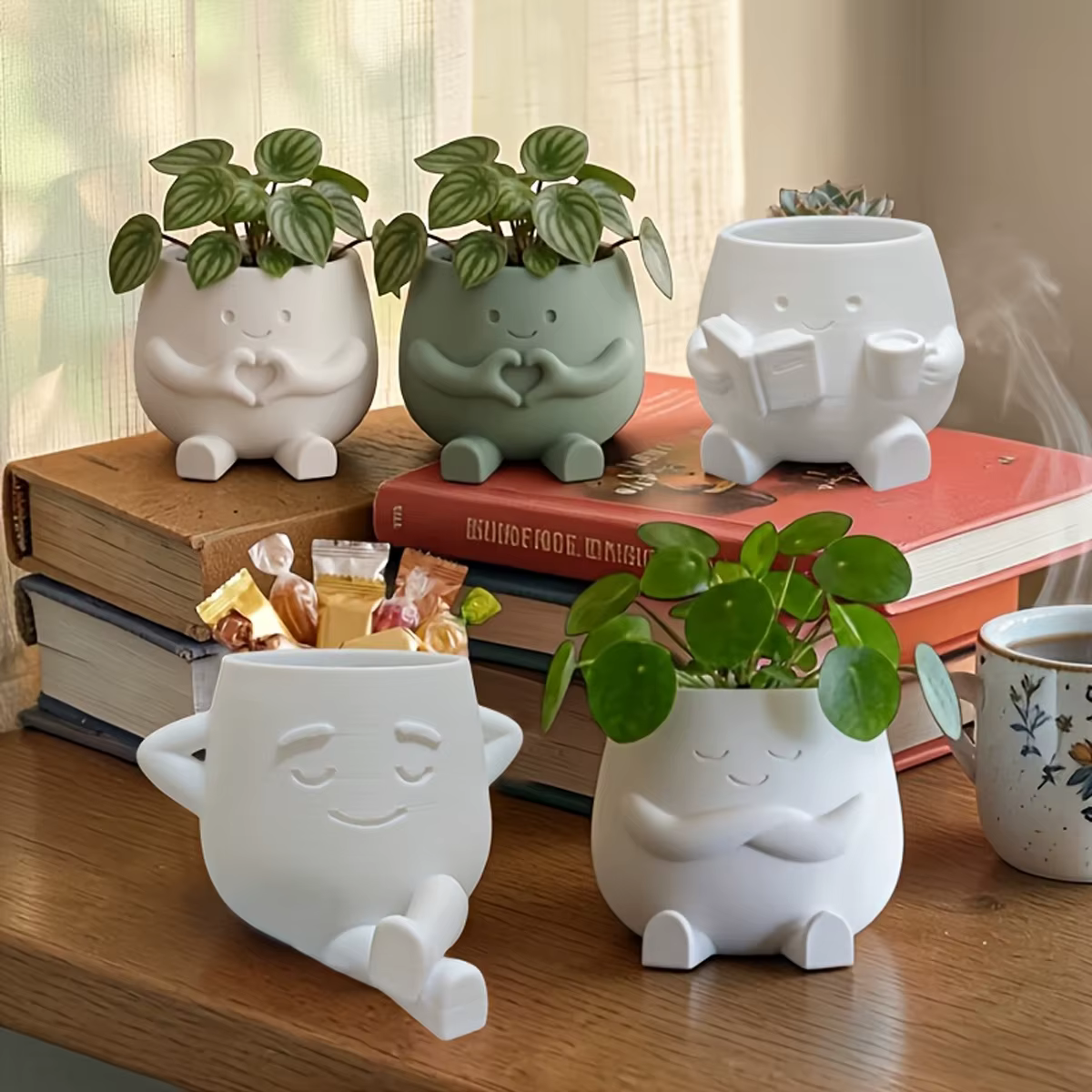 Pots de fleurs imprimés en 3D : pots compagnons pour plantes
