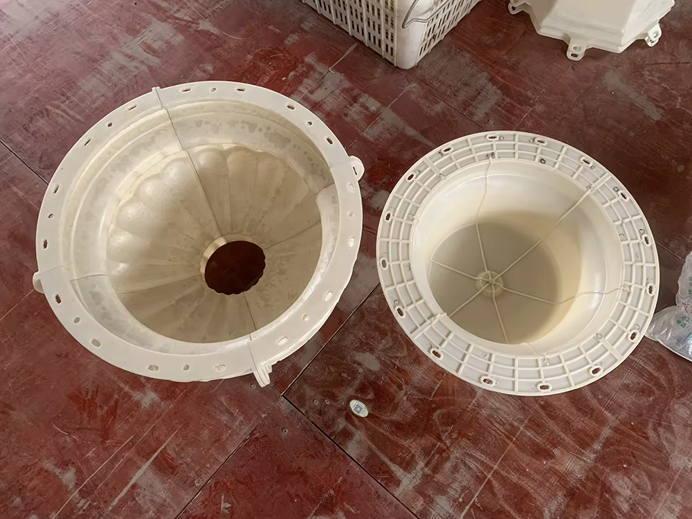 Jardinière décorative en béton en plastique